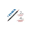 Rotulador Lyra aqua brush acuarelable doble punta fina y pincel rosa carmin