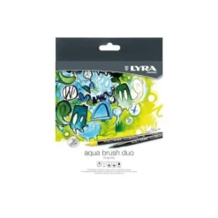 Rotulador Lyra Duo Aqua Brush Art Pen doble punta fina y pincel caja 12 unidades