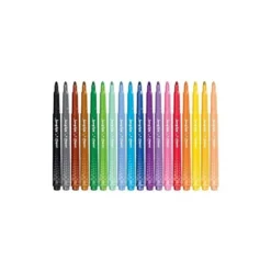 ROTULADOR MAPED COLOR PEPS LONG LIFE LAVABLE PUNTA MEDIA CAJA DE 18 UNIDADES COLORES SURTIDOS