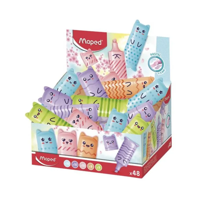 ROTULADOR MAPED FLUORESCENTE POCKET MINI PASTEL