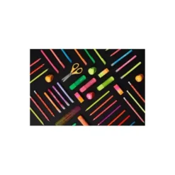 ROTULADOR MAPED FLUORESCENTE GLITTER BLISTER DE 4 UNIDADES COLORES SURTIDOS