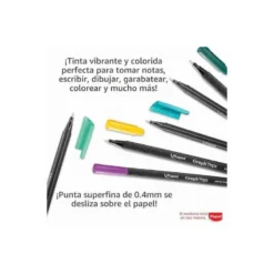Rotulador Maped Graph´Peps Punta de Metal Fina Estuche de 20 colores
