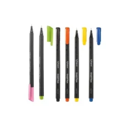 ROTULADOR MAPED PUNTA DE METAL GRAPH PEPS FINE LINER ESTUCHE DE 10 COLORES SURTIDOS