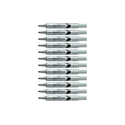 Rotulador Maxiflo Pentel negro para pizarra blanca