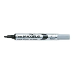 Rotulador Maxiflo Pentel negro para pizarra blanca