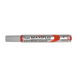 Rotulador Maxiflo Pentel rojo para pizarra blanca
