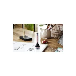 Rotulador para pizarra blanca Edding 660 negro recargable