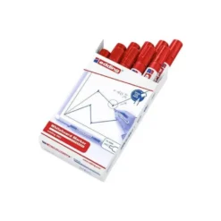 Rotulador para pizarra blanca Edding 660 rojo recargable