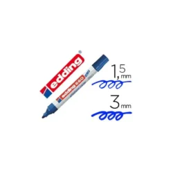 Rotulador para pizarra blanca Edding 660 azul recargable
