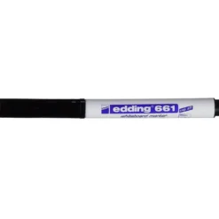 Rotulador para Pizarra Blanca Edding 661 Recargable Color Negro