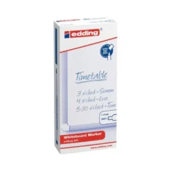 Rotulador para Pizarra Blanca Edding 661 Recargable Color Negro