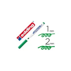 Rotulador para Pizarra Blanca Edding 661 Recargable Color Verde