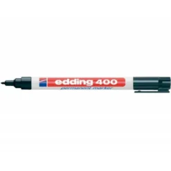 Rotulador Permanente Edding 400 Color Negro Punta Fina