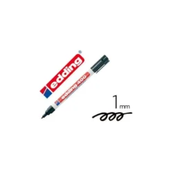 Rotulador Permanente Edding 400 Color Negro Punta Fina