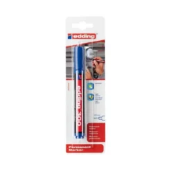 Rotulador Permanente Edding 300 Color Azul Punta Redonda