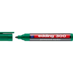 Rotulador Permanente Edding 300 Color Verde Punta Redonda