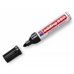 Rotulador Permanente Edding 550 Color Negro Punta redonda