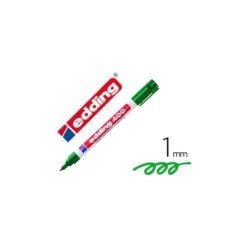 Rotulador Permanente Edding 400 Color Verde Punta Fina