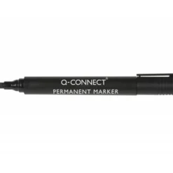 Rotulador permanente Q-Connect color negro 5mm