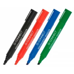Rotulador permanente Q-Connect color negro 5mm