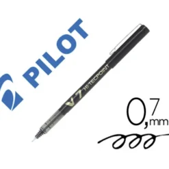 ROTULADOR PILOT PUNTA AGUJA V-7 NEGRO 0.7 MM