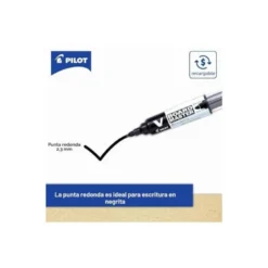 Rotulador Pilot Vboard Master color negro para pizarra blanca