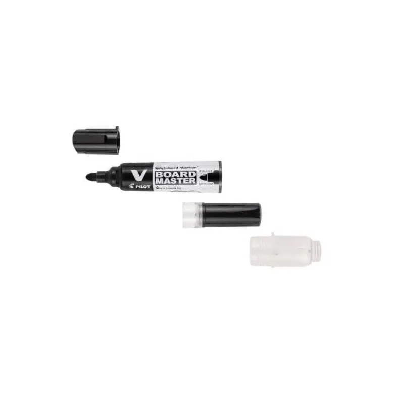 Rotulador Pilot Vboard Master color negro para pizarra blanca