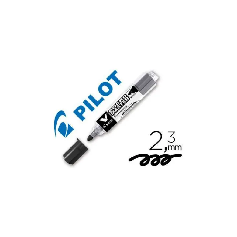 Rotulador Pilot Vboard Master color negro para pizarra blanca
