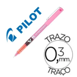 Rotulador Pilot V-5 Trazo 0,3 mm Rosa
