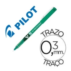 Rotulador Pilot V-5 Trazo 0,3 mm Verde