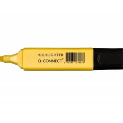 Rotulador Q-Connect Fluorescente Pastel Color Amarillo