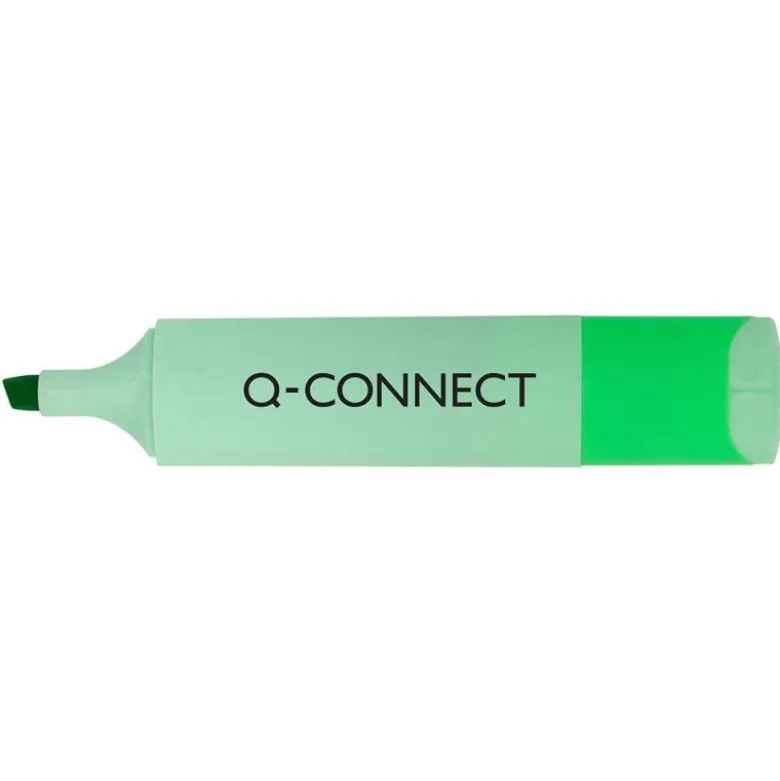 ROTULADOR Q-CONNECT FLUORESCENTE PUNTA BISELADA ESTUCHE DE SOBREMESA 23 UNIDADES COLORES SURTIDOS