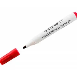 Rotulador Q-Connect para pizarra blanca 3 mm color rojo