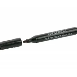 Rotulador Q-Connect punta de fibra permanente 3 mm color negro