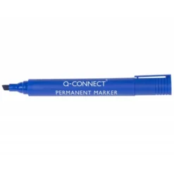 Rotulador Q-Connect punta de fibra permanente Color Azul 5mm