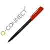 ROTULADOR Q-CONNECT RETROPROYECCION PUNTA FIBRA SUPER FINA REDONDA 0.5 MM PERMANENTE ROJO