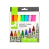 ROTULADOR Q-CONNECT TIZA LIQUIDA PUNTA REDONDA TRAZO 3 MM CAJA DE 8 UNIDADES COLORES SURTIDOS