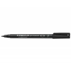 Rotulador Retroproyección Permanente Staedtler Lumocolor 318 Color Negro Punta Superfina Redonda