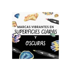 ROTULADOR SHARPIE ACRILICO EARTH TONES BLISTER DE 12 UNIDADES COLORES SURTIDOS