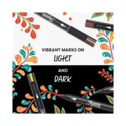 ROTULADOR SHARPIE ACRYLIC PUNTA REDONDA BLISTER DE 2 UNIDADES BLANCO Y NEGRO