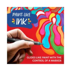 ROTULADOR SHARPIE ACRYLIC PUNTA PINCEL BLISTER DE 5 UNIDADES COLORES SURTIDOS