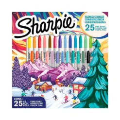 ROTULADOR SHARPIE PERMANENTE PUNTA FINA EDICION LIMITADA CAJA DE 25 UNIDADES COLORES SURTIDOS