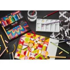 ROTULADOR STABILO ACUARELABLE PEN 68 ARTY LINE 1 MM ESTUCHE CARTON DE 24 UNIDADES COLORES SURTIDOS