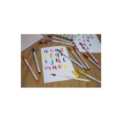 ROTULADOR STABILO ACUARELABLE PEN 68 BRUSH PUNTA PINCEL ESTUCHE DE 24 UNIDADES COLORES SURTIDOS