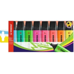 ROTULADOR STABILO BOSS FLUORESCENTE 70 ESTUCHE DE 8 UNIDADES COLORES SURTIDOS
