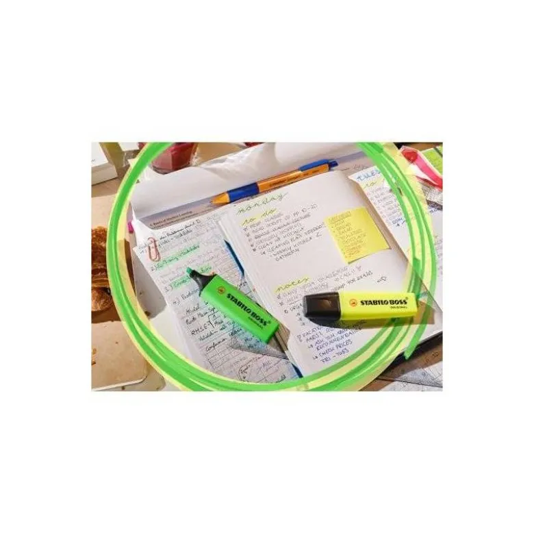 ROTULADOR STABILO BOSS FLUORESCENTE 70 ESTUCHE DE 8 UNIDADES COLORES SURTIDOS