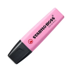 ROTULADOR STABILO BOSS FLUORESCENTE 70 PASTEL ESTUCHE DE 4 UNIDADES COLORES SURTIDOS