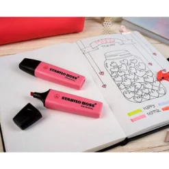 ROTULADOR STABILO BOSS FLUORESCENTE 70 PASTEL ROSA CEREZO EN FLOR