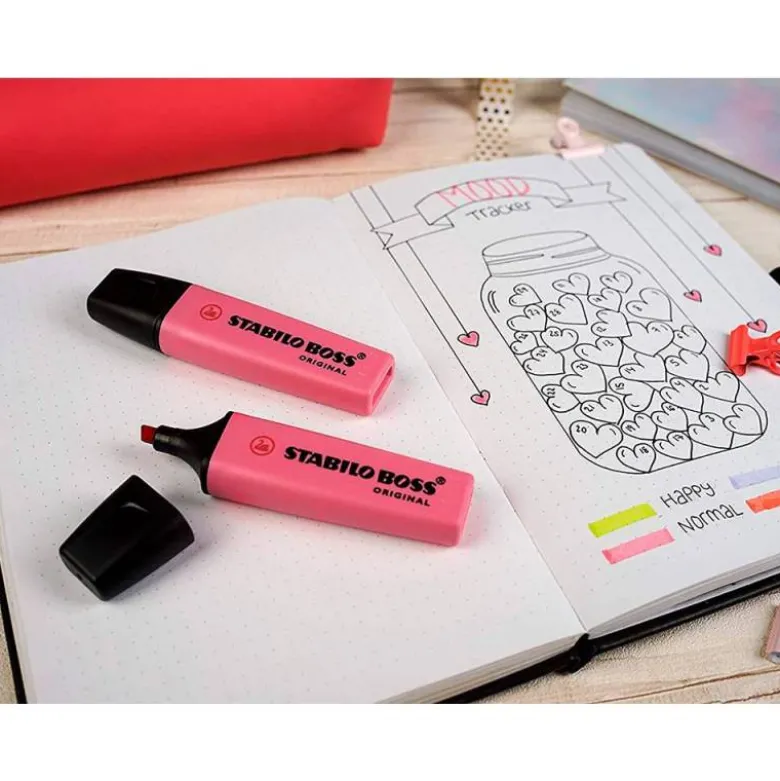 ROTULADOR STABILO BOSS FLUORESCENTE 70 PASTEL ROSA CEREZO EN FLOR
