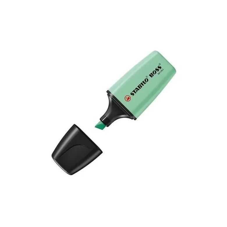 ROTULADOR STABILO BOSS FLUORESCENTE MINI PASTEL ESTUCHE DE 6 UNIDADES COLORES SURTIDOS